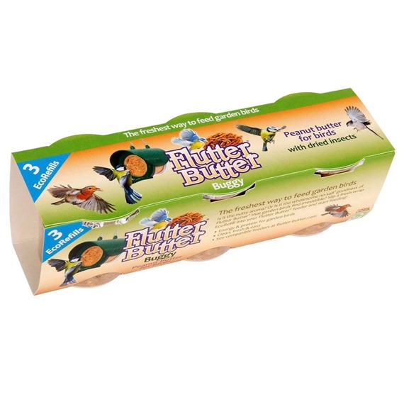  Flutter Butter EcoRefills - 3 x 140g