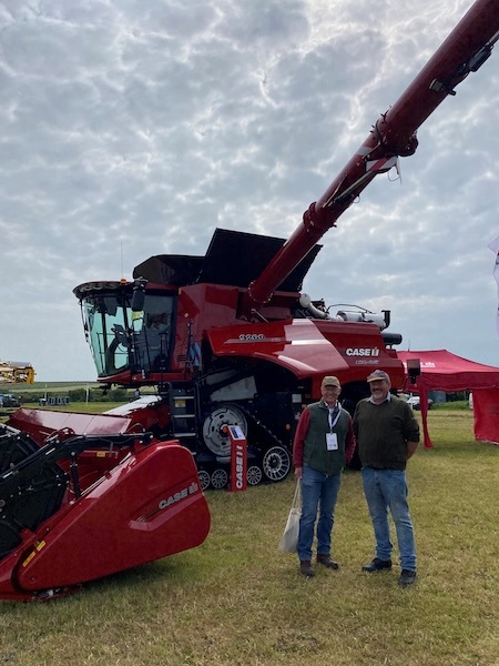 Case combine harvester