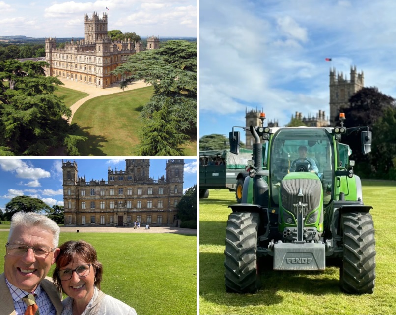 Farmers visiting Highclere Castle