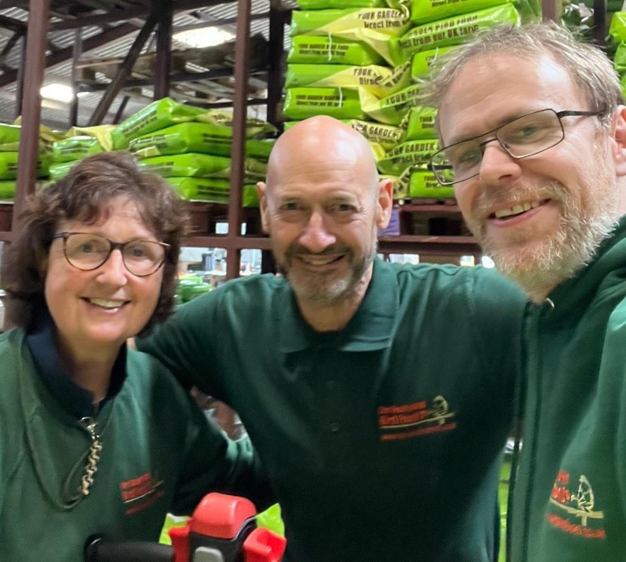 Team Photo - Lesley, Graham and Alan